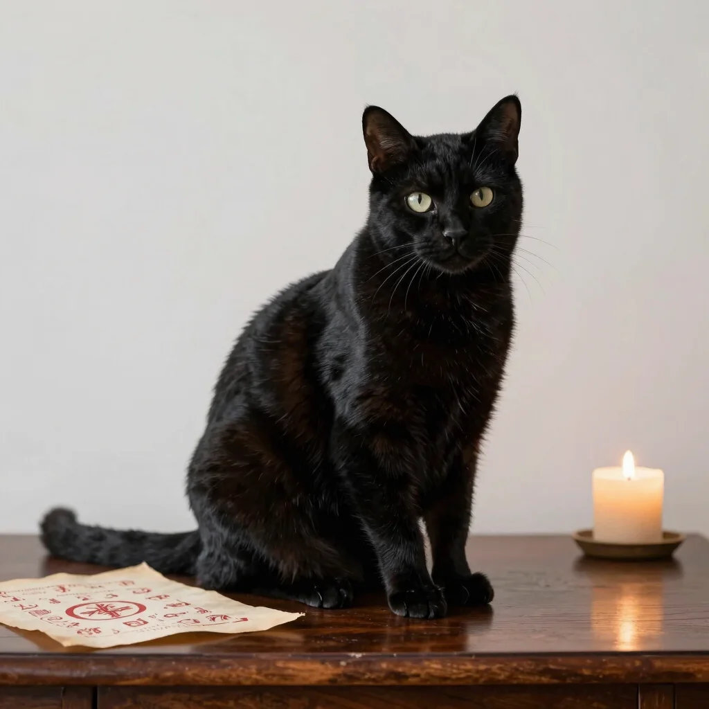 Silent Shadows and Velvet Paws in the Midnight Studio